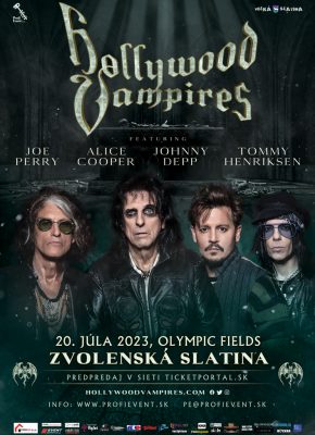 Hollywood Vampires 2023 poster